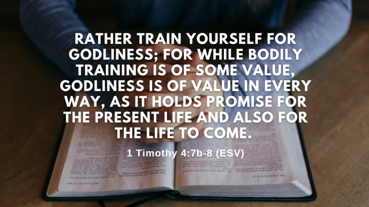 1 Timothy 4:6-16  – Resolutions: Pursuing Sanctification
