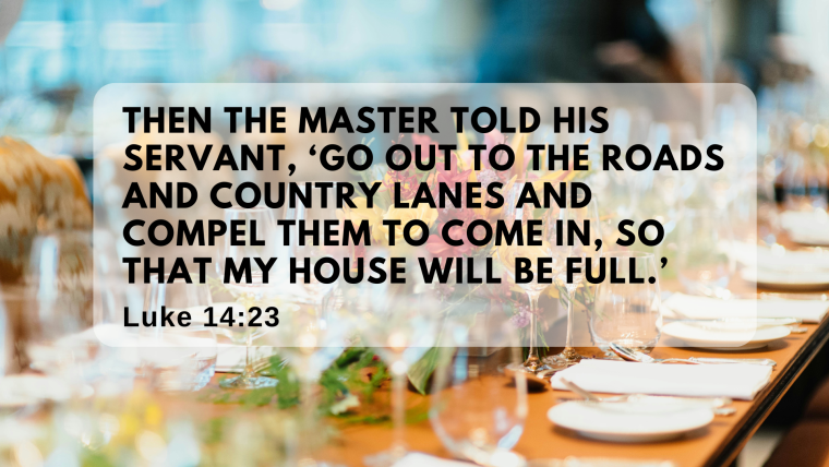 Luke 14:1-24  – On the Road: Hospitality and Grace