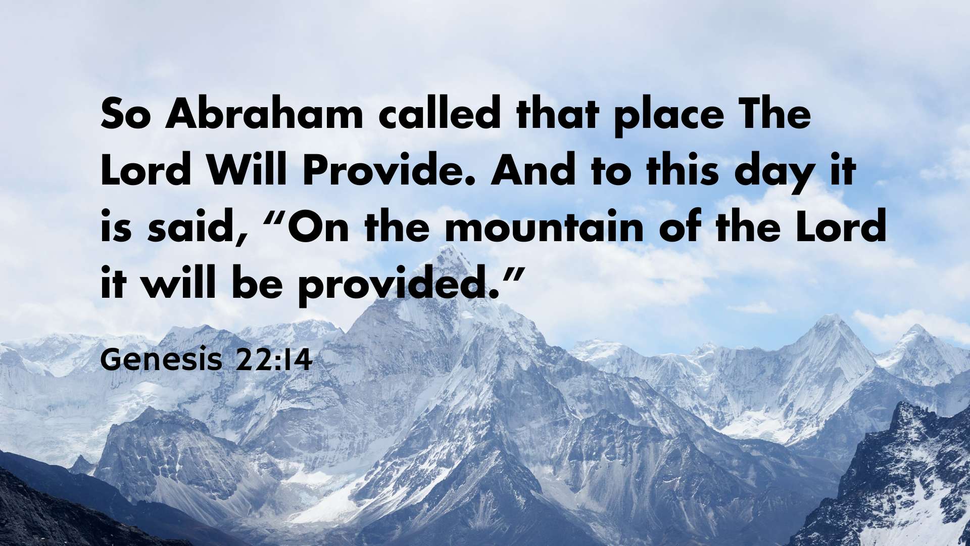 Genesis 22:1-19 – Abraham: Two Sons – Shatin Anglican Church
