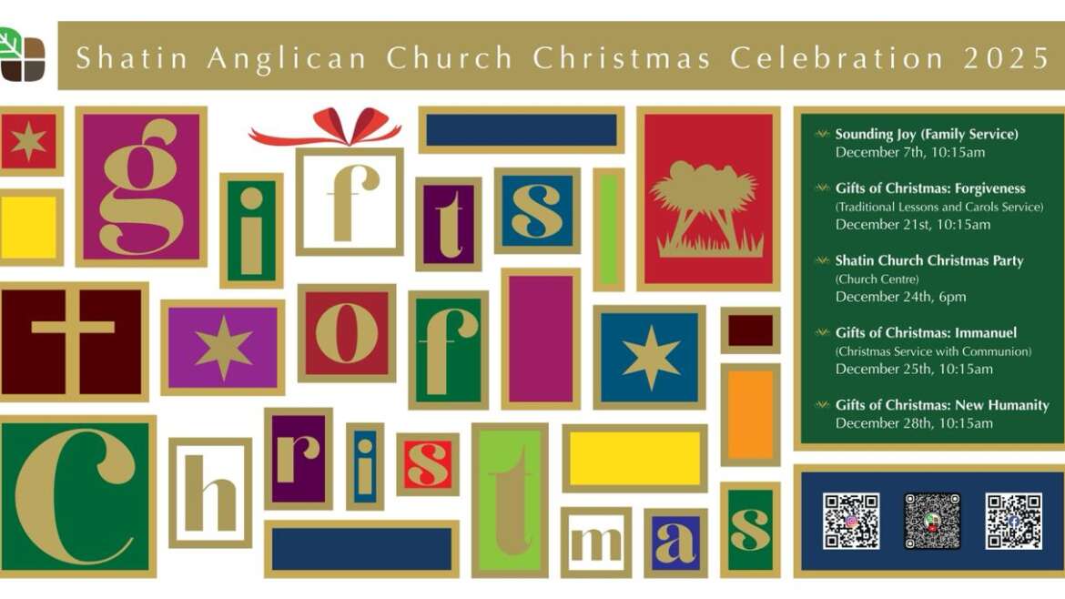Matthew 1:18-25 – Gifts of Christmas – God With Us – Shatin Anglican Church