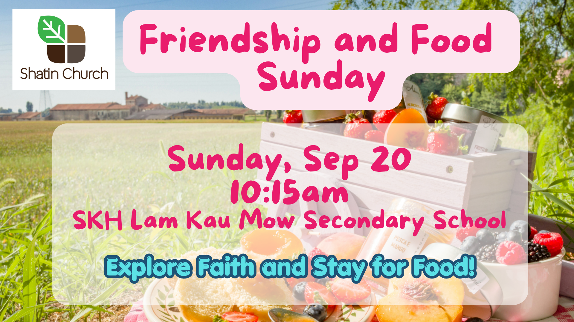 Friendship and Food Sunday 20260920